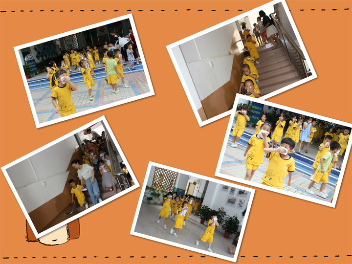 多一份防范，少一份危險                         ---遠恒佳花園幼兒園消防演習報道