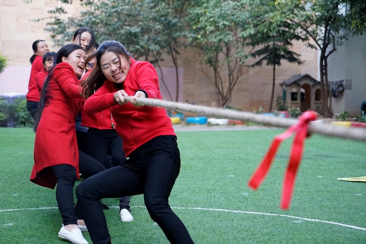 我運動、我健康、我快樂——蒲公英運動會開幕啦