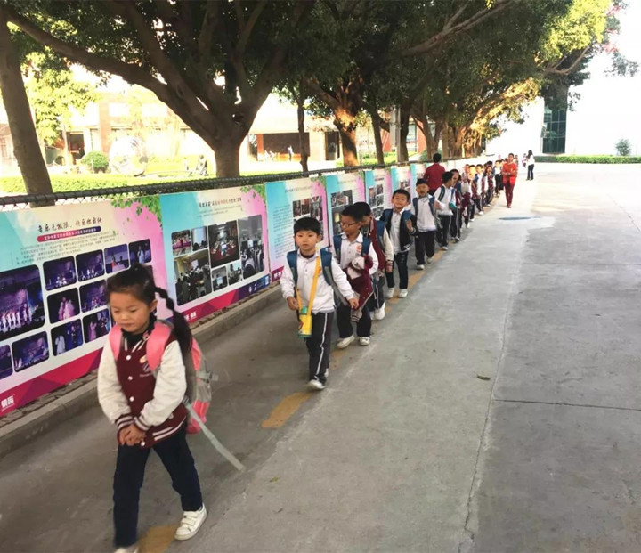 守滿園芳菲，護一校平安——學校師生家長值日工作略影