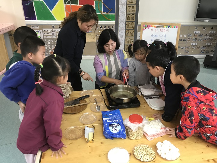 家長助教進課堂《制作手工牛軋糖》